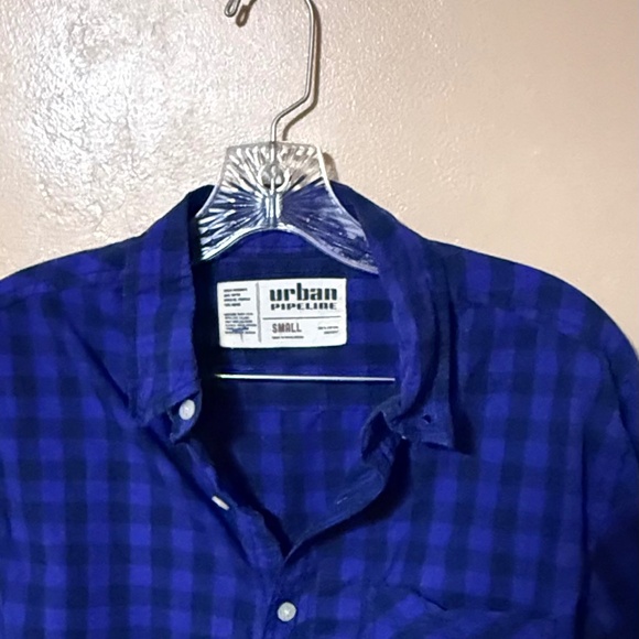 Urban Pipeline Blue/black Flannel - Picture 1 of 2